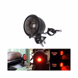 Motorcycle LED Brake Rear Lamp Taillight Cafe Racer Stop Tail Light 12V - LED tail light