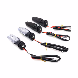 Motorcycle Turn Signals Light Shift Lights Blinker Indicator For Honda - Smoke