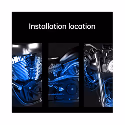 RGB APP LED Motorcycle Car Atmosphere Foot Light Remote Control Flexible - 72LED APP