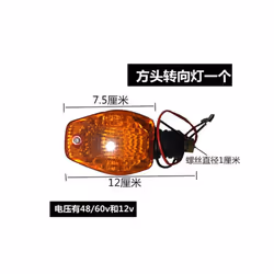 Electric tricycle car rear taillight assembly Turn signal reverse lights - H