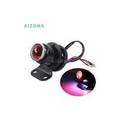 Retro Motorcycles Lucas LED Replica Brake Taillight with Mini License - LED Light