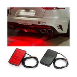 15 LED Rear 3rd Third Strobe Flashing Tail Brake Stop Light Universal - Red Shell