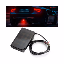 15 LED Rear 3rd Third Strobe Flashing Tail Brake Stop Light Universal - Red Shell