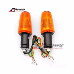 Motorcycle turn signal signaling lights Signal lamp For Honda CB400 SuperFour - 3 cables 1 Pair