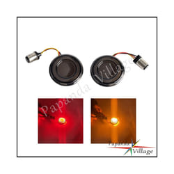 1 Pair LED Turn Signal Light For Harley Dyna FXDX/T Softail FXS FLFB/S - Rear Turn Signal