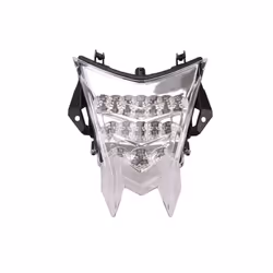 LED Motorcycle Turn Signals Integrated Tail Light Rear Brake Lamp Taillight - Clear