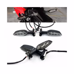 Fit For KAWASAKI Z900 Z900RS Z125 Z250 Z250SL Z300 Z400 Z650 Z750 Z800 - 2pcs Smoke