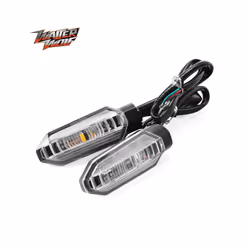 1 Pair LED Turn Signal Light Flasher Indicator For HONDA CB500F CB500X - Silver