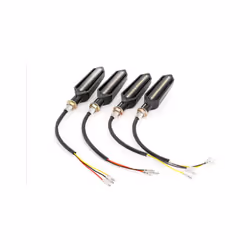 Pair 24 LED Motorcycle Turn Signal Indicator Blinkers 12V Three-use Sequential - 4PCS