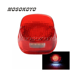 Tail Light LED Rear Lamp License Plate Taillights Brake Stop Turn Signals - 614 red