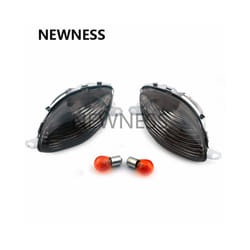 Motorcycle Accessories Blinker Lamp Turn Signal Indicator Lights For SUZUKI - Smoke