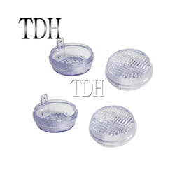 2.75" 4pcs Turn Signal Lens Indicator Flasher Cover Replacement Lenses - 4pcs clear