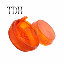 2.75" 4pcs Turn Signal Lens Indicator Flasher Cover Replacement Lenses - 4pcs clear