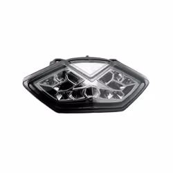 Rear Tail Light Brake Turn Signals Integrated LED Light For Kawasaki Z1000 - clear