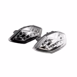 Rear Tail Light Brake Turn Signals Integrated LED Light For Kawasaki Z1000 - clear