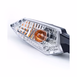 1 Pair Motorcycle Turn Signal Light Amber Blinkers LED Front Rear Indicators - Smoke Lens