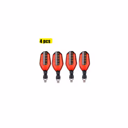 Motorcycle Turn Signals Light LED Flashing Lights Universal Waterproof - 4red