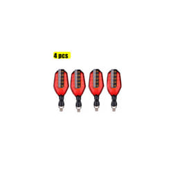 Motorcycle Turn Signals Light LED Flashing Lights Universal Waterproof - 4red