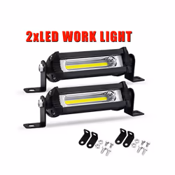 4 Inch COB Car LED Work Lights 24V 12V Bar Off Road Spot Lamp For SUV - 2Pcs Include
