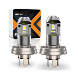 MZGN  R2 P45T LED Headlight Bulb DC 12V Super Bright White High Low Beam - 2Pcs P45T