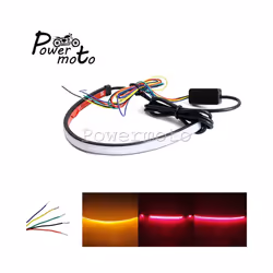 LED Tail Tidy Fender Eliminator Bracket Bar Sequential Switchback Rear - light strip