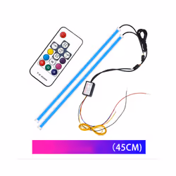 Motorcycle DRL Daytime Running Light 12V Universal Led Moto Turn Signal - 2pcs 45cm