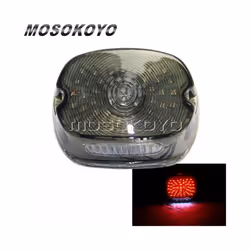 Tail Light LED Rear Lamp License Plate Taillights Brake Stop Turn Signals - 613 smoke