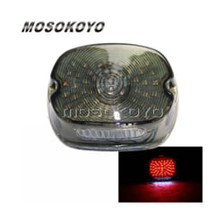 Tail Light LED Rear Lamp License Plate Taillights Brake Stop Turn Signals - 613 smoke