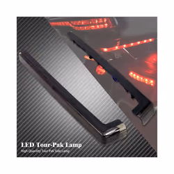MACTIONS Motorcycle LED Tour-Pak Side Marker Light Kit Red Smoke For Harley - Side lights B