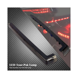 MACTIONS Motorcycle LED Tour-Pak Side Marker Light Kit Red Smoke For Harley - Side lights B