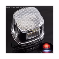 Tail Light LED Rear Lamp License Plate Taillights Brake Stop Turn Signals - 614 clear