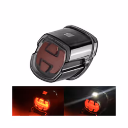 Motorcycle Brake Tail Light For Harley Dyna Fat Boy FLSTF Night Train - A
