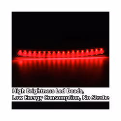 Rhyming Third Tail Brake Light LED Rear Stop Signal Lamp Assembly 8J0945097 - Red