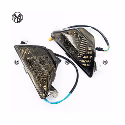 Front Turn Signal Indicator For KAWASAKI NINJA 250 300 400 650 1000 ZX6R - Smoke LED Light