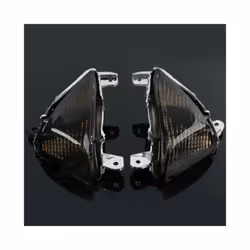 Motorcycle Front Turn Signal Indicators For KAWASAKI ZX10R 06-07 ZX6R - Black