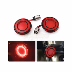 Motorcycle Front LED Front Turn Signal Conversions 1157 Bullet Style For - Yellow