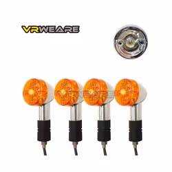 Motorcycle Turn Signals Lights  For Honda Shadow Aero For Kawasaki Vulcan - 4pcs