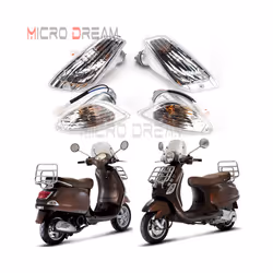 Motorcycle Front Turn Signals Indicator Rear Light Blinker Left Right - 1 pair rear light