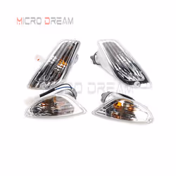 Motorcycle Front Turn Signals Indicator Rear Light Blinker Left Right - 1 pair rear light