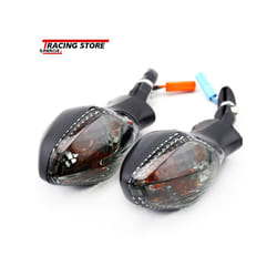 Motorcycle Turn Signal Light For HONDA CB400 CB500 F/X CB650F CBR 400R - Smoke