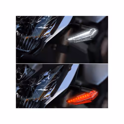 Motorcycle Universal 12V Turn Signal Light Signal Lights Indicator LED - L29 blue
