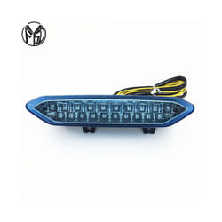 Motorcycle Rear taillight Tail Brake Turn Signals Integrated Led Light - Blue 2