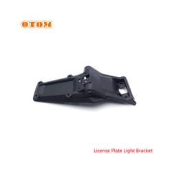 OTOM Motorcycle Rear Fender Tail Light LED Taillight Bracket License Number - License Bracket