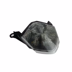 ABS Motorcycle Tail Light Brake Turn Signals Rear LED Lamp Cafe Racer - Smoke