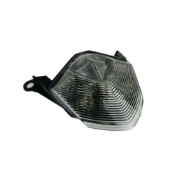 ABS Motorcycle Tail Light Brake Turn Signals Rear LED Lamp Cafe Racer - Clear