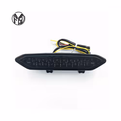Motorcycle Rear taillight Tail Brake Turn Signals Integrated Led Light - Smoke 2