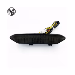 Motorcycle Rear taillight Tail Brake Turn Signals Integrated Led Light - Smoke 2