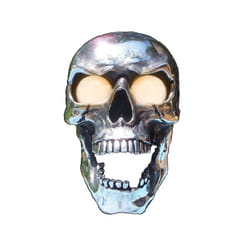 Hot Skull Headlight At The Real Headlight Motorcycle Skull Front Head - A