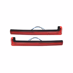 Motorcycle Smoke Tour Pak Pack Accent Side Panel LED Light For Harley - Red