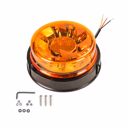 Emergency Strobe Light Set Vehicles Amber Warning Beacon Rotating Light - Yellow, DZ-W47S
